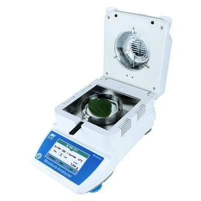 Van het het Saldo110g 0.001g Halogeen van de laboratoriumschaal de Vochtigheidsanalysator voor Voedsel