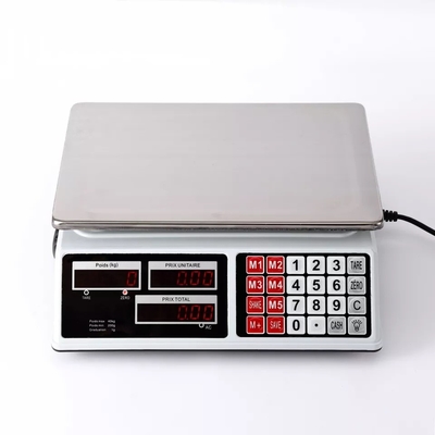 Digitale het Saldo 30kg 40kg van de Knopen Hoge Precisie Elektronische Gegevensverwerkingsschaal